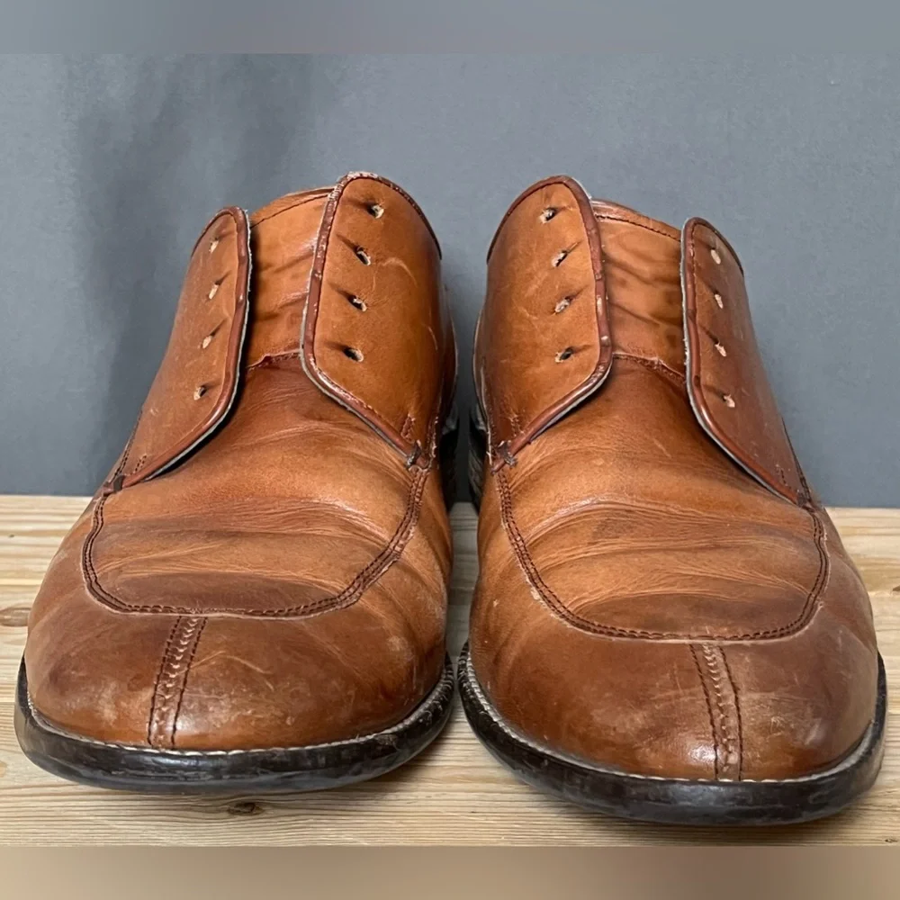 Cole Haan Light Brown Leather Oxford Shoes Men's 9.5M C11629